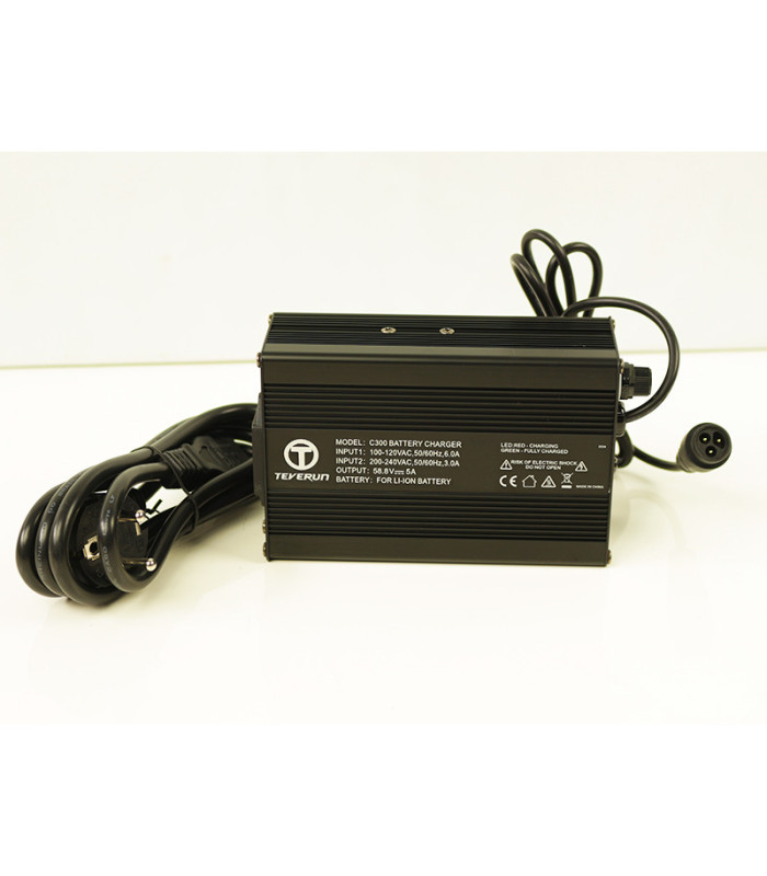 CARGADOR RÁPIDO 5A 52V (SALIDA 58.8V) PATINETE MASSCITY